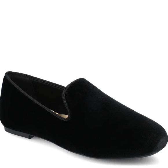 Birdies The Starling Black Velvet Loafer Flats Women’s Size 10 Quilted Insole - Picture 1 of 14